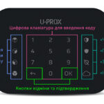 Клавиатура U-Prox Keypad G4